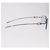 Gafas de sol GUCCI Rimless Metal Silver Light Blue Auth SW2615V Plata Azul claro - vista 6