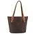 Céline Borsa Tote CELINE Macadam in PVC e pelle marrone con finiture dorate Auth 192720 - vista 13