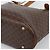Céline Borsa Tote CELINE Macadam in PVC e pelle marrone con finiture dorate Auth 192720 - vista 9