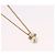 Collana Christian Dior Pearl tTop Metallo Tonalità Oro Auth SW2495 - vista 3