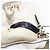 Borsa VALENTINO in pelle 2way White Gold Auth BA14307 Bianco D'oro - vista 12