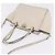 Borsa VALENTINO in pelle 2way White Gold Auth BA14307 Bianco D'oro - vista 6