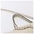 Borsa VALENTINO in pelle 2way White Gold Auth BA14307 Bianco D'oro - vista 8