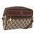 Borsa GUCCI GG Supreme Web Sherry Line PVC Beige Oro 001 115 6655 Auth 191920 D'oro