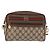 Borsa GUCCI GG Supreme Web Sherry Line PVC Beige Oro 001 115 6655 Auth 191920 D'oro - vista 2