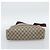 Borsa Tote GUCCI GG Supreme in PVC e pelle Beige Auth 192725 - vista 9