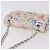 CHANEL Matelasse 25 Chain Bag Lamb Skin Multicolor Silver CC Auth 190690SM Argento Multicolore - vista 6
