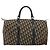 Borsa Boston Christian Dior Trotter Canvas Navy Silver Auth gh2199 Argento Blu navy - vista 2