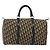Borsa Boston Christian Dior Trotter Canvas Navy Silver Auth gh2199 Argento Blu navy - vista 3