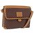 Bolsa de Ombro GUCCI Micro GG Supreme PVC Marrom Ouro 001 261 0688 Auth BA14319A Dourado