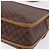 Bolsa de Ombro GUCCI Micro GG Supreme PVC Marrom Ouro 001 261 0688 Auth BA14319A Dourado - vista 13