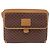 Bolsa de Ombro GUCCI Micro GG Supreme PVC Marrom Ouro 001 261 0688 Auth BA14319A Dourado - vista 2