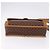 Bolsa de Ombro GUCCI Micro GG Supreme PVC Marrom Ouro 001 261 0688 Auth BA14319A Dourado - vista 9
