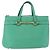 Borsa GUCCI in pelle 2way Verde Oro 319795 Auth 192124V D'oro - vista 2