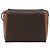 Céline Borsa a Spalla CELINE Macadam Canvas PVC Pelle Marrone Oro Auth 192261 D'oro - vista 2