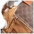 Céline Borsa a Spalla CELINE Macadam Canvas PVC Pelle Marrone Oro Auth 192261 D'oro - vista 21