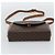 Céline Borsa a Spalla CELINE Macadam Canvas PVC Pelle Marrone Oro Auth 192261 D'oro - vista 5