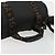 Borsa FENDI in tela 2way Nero Oro Auth 191061 D'oro - vista 7