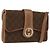 GUCCI GG Canvas Schultertasche Braun Gold Auth 191929 Golden