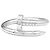 Anello Cartier, "Juste un Clou", oro bianco, modello classico.