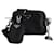 Borsa a tracolla Prada nera in nylon e pelle Nero