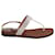 Céline Sandalen aus weißem Leder  - Ansicht 1