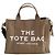 Marc Jacobs The Tag Tote Umhängetasche khaki