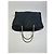 Vintage Loewe Nylon Tote Bag Schwarz Silber - Ansicht 7