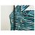 Abito a righe in seta vintage Loewe verde ottanio e argento M Blu - vista 13