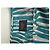 Abito a righe in seta vintage Loewe verde ottanio e argento M Blu - vista 5