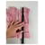 Chloé Vintage Chloe Wildleder-Strickhandschuhe Rosa Pink - Ansicht 6