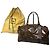 Vintage Fendi FF Monogramm Canvas Weekender Tasche Braun Tan