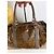 Vintage Fendi FF Monogramm Canvas Weekender Tasche Braun Tan - Ansicht 5