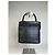 Beauty case in pelle liscia vintage Courreges nero argento - vista 2