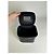 Beauty case in pelle liscia vintage Courreges nero argento - vista 3