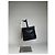 Beauty case in pelle liscia vintage Courreges nero argento - vista 6