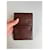 Vintage Yves Saint Laurent Leder Kartenetui Dunkelbraun Gold  - Ansicht 9