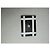 Vintage Courreges Leather Card Holder Black White Silver Logo - view 3