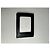 Vintage Courreges Leather Card Holder Black White Silver Logo - view 6
