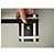 Vintage Courreges Leather Card Holder Black White Silver Logo - view 8