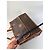 Edge Céline Vintage Celine Macadam Canvas Tote Braun Tan Gold Kamel - Ansicht 10