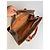 Edge Céline Vintage Celine Macadam Canvas Tote Braun Tan Gold Kamel - Ansicht 3