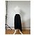 Gonna di seta vintage Chanel nera M Nero - vista 3