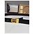 Vintage Burberry Leather Logo Belt Black Brown Gold - view 11