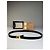 Vintage Burberry Leather Logo Belt Black Brown Gold - view 13