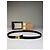 Vintage Burberry Leather Logo Belt Black Brown Gold - view 15