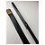 Vintage Burberry Leather Logo Belt Black Brown Gold - view 8