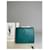 Vintage Yves Saint Laurent Leather Wallet Teal Silver Blue  - view 10