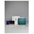 Vintage Yves Saint Laurent Leather Wallet Teal Silver Blue  - view 2