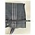 Hermès Vintage Hermes Canvas Tote Bag Schwarz Grau Gestreift - Ansicht 10